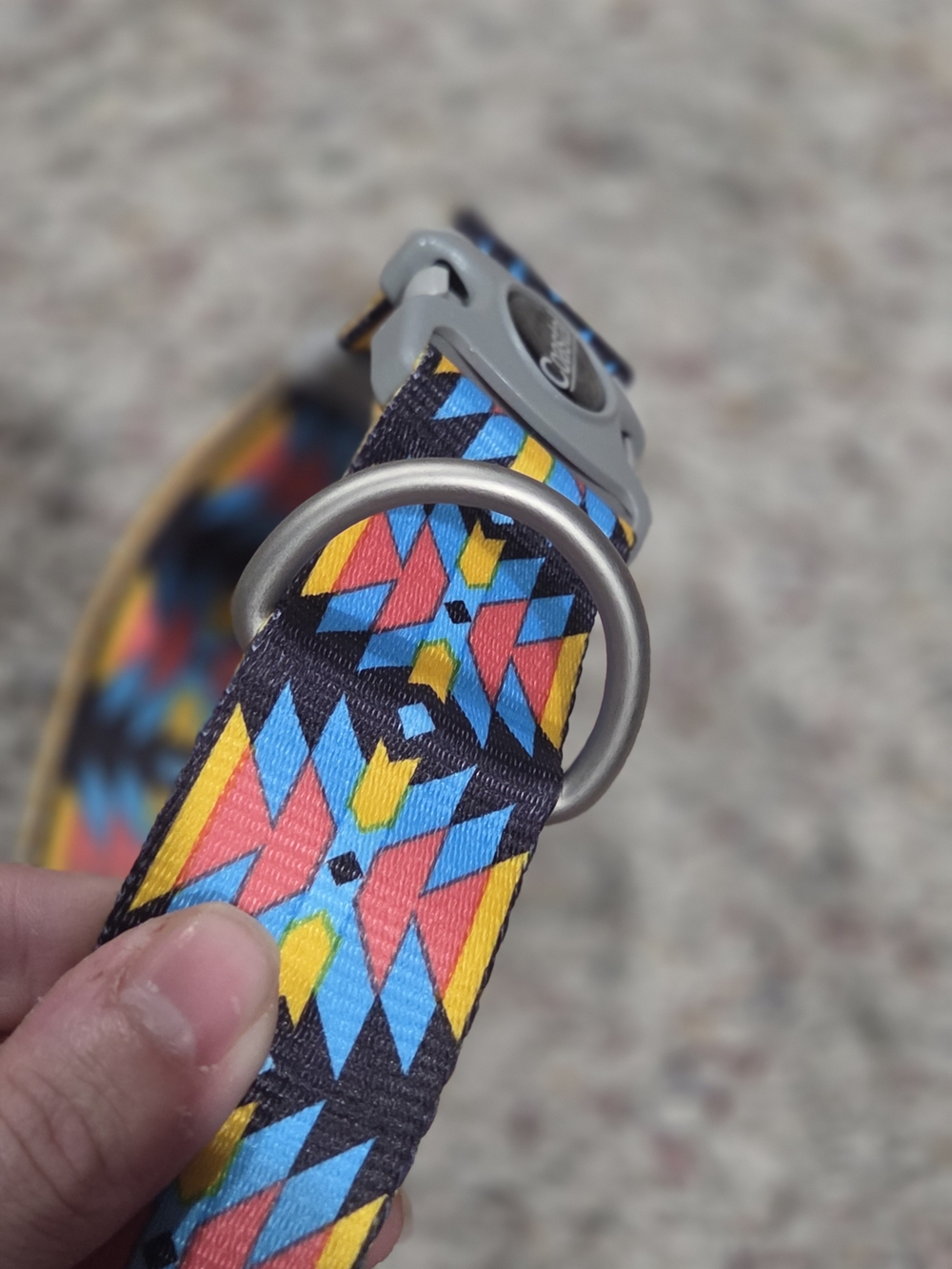 Coastal Patterned Large Dog Collar - Picture 11 of 11
